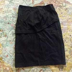 Cabi layered pencil skirt black 2 nwt